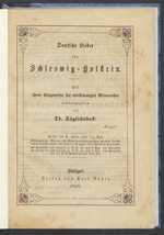 Vorschaubild von Deutsche Lieder für Schleswig-Holstein