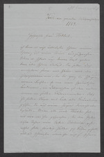 Vorschaubild von Brief von  Groth an Christine Hebbel