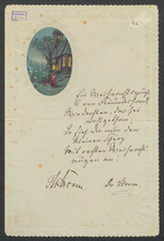 Vorschaubild von Brief von Theodor Storm an Rudolph von Fischer-Benzon