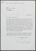 Vorschaubild von Brief György Ligeti an Jens Rohwer