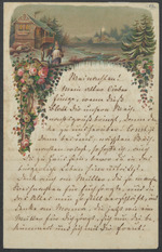 Vorschaubild von Brief von Theodor Storm an Hans Storm
