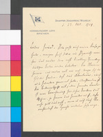 Vorschaubild von Brief von Ferdinand Tönnies an Friedrich Paulsen