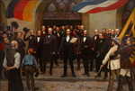 Vorschaubild von Gemälde "Die Proklamation der Provisorischen Regierung"