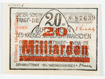 Vorschaubild von Notgeld Kreis Norderdithmarschen (20 Millionen Mark, Überstempelung)