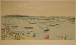 Vorschaubild von Lithografie "Internationale Flottenschau auf dem Kieler Hafen"
