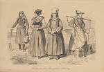 Vorschaubild von Holzstich "Frauen aus dem Herzogtum Schleswig"