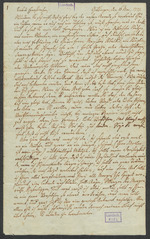 Vorschaubild von Brief von Johann Heinrich Voß an Ernestine Boie