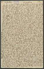 Vorschaubild von Brief von Johann Heinrich Voß an Ernestine Voß